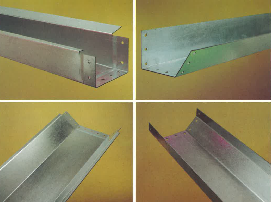 Single Skin Fabricated Galvanised Gutters