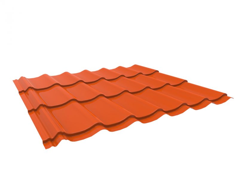 Tile Effect Metal Roof Sheeting